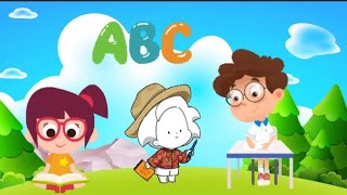 abc cartoon song  abc phonics  preschool learning  kids education a for apple  little learners [upl. by French]