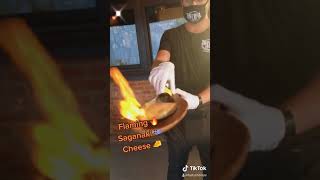 Flaming Saganaki Cheese at Taverna Opa Orlando [upl. by Jeniffer710]