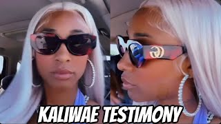 Blueface Sister Kaliwae Gives Her Testimony amp Speaks on Her New Modeling Contract [upl. by Brandea192]