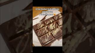 Selbstgemachte Dubai Schokolade mit purem Pistazienmus😍 foryou viralvideo dubai schokolade fyp [upl. by Gilberta]