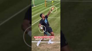 Mpetshi Perricard 123 Serve Rhythm [upl. by Shelly36]