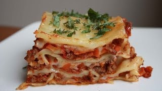 How To Make Lasagna  آموزش درست کردن لازانیا [upl. by Sihonn]