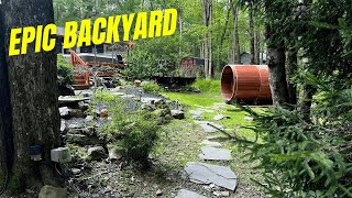 The Coolest Poconos Airbnb Backyard [upl. by Ehrman769]