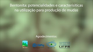 Bentonita potencialidades e características na sua utilização na produção de mudas [upl. by Ahsier633]