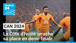 CAN 2024  La Côte d’Ivoire arrache sa place en demifinale en battant le Mali • FRANCE 24 [upl. by Yeznil]