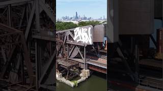 BIGGEST GRAFFITI TAG AND MOST INSANE SPOT EVER 😱 graffitiart graffiti shorts [upl. by Aggappera]