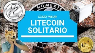 Cómo Minar Litecoin y DOGECOIN simultaneamente con Antminer L3 [upl. by Pearline586]