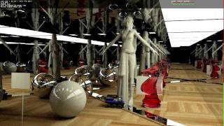 Realtime GPU path tracing photorealistic rendering at true 720p [upl. by Orsay]