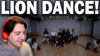 여자아이들GIDLE  LION Choreography Practice Video REACTION [upl. by Murvyn566]