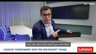 Elisa Videra Envisioning Lab Demo Lenovo Thinksmart One for Microsoft Teams [upl. by Irved]