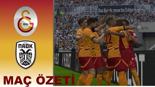 Galatasaray  PAOK MAÇ ÖZETİ  Avrupa Ligi 202425 [upl. by Alfy]