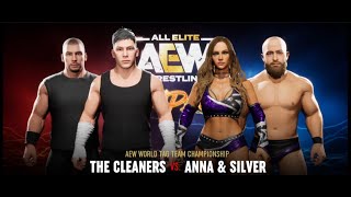 ALL ELITE  AEW World Tag Team Titles The Cleaners vs Dark Order [upl. by Etteniuq]