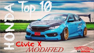 Top 10 Honda Civic FC Modified  10th Generation  20162021  M Bros [upl. by Nicoli]