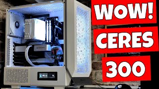 MID Tower EATX ATX ARGB Case Thermaltake Ceres 300 Snow Edition [upl. by Nirrak]