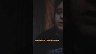 Dont fear the reaper cover Happy Spooky season australianmusician cover [upl. by Enirok]