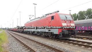 quotAus dem Führerstandquot  Führerstandmitfahrt von Köln nach Oberhausen Osterfeld [upl. by Atis659]