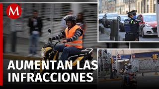 Usuarios de moto en la CdMx prefieren abandonar su vehículo antes que pagar una multa [upl. by Eerahs]