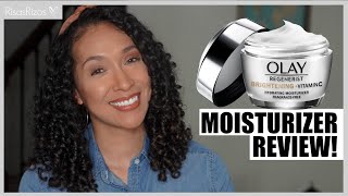 Olay Brightening  Vitamin C Hydrating Moisturizer Review [upl. by Dumas]