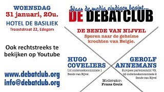 Debat De bende van Nijvel  Sporen naar de geheime krochten van Belgie [upl. by Prochora]