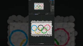 Blender Rigid body and UV mapping trick blender3d logoanimation [upl. by Kulda915]