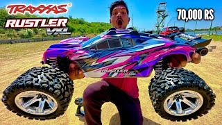 RC Traxxas Rustler 4X4 VXL Brushless Unboxing amp Testing  Chatpat toy tv [upl. by Wane]