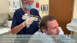 The Maitland Clinic PRP Protocol Performed on David Anderson [upl. by Nnawaj]