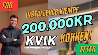 Køkken renovering  Start til færdig  Flipper hus for 1000000kr i profit projekt 1 ep 9 [upl. by Ahsinirt]