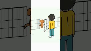 Dog Barking 🐶 Animation Meme animation shorts [upl. by Pokorny]