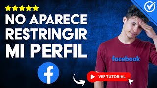 Solución NO ME APARECE RESTRINGIR MI PERFIL en Facebook  📲 No me Aparece la Opción 📲 [upl. by Ydnolem]