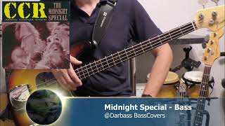 Creedence Clearwater Revival  CCR The Midnight Special  Bass Cover 🎧 with bass tabs [upl. by Yeaton]