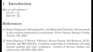How to add referencesbibliography in Overleaf Latex Document [upl. by Hound]