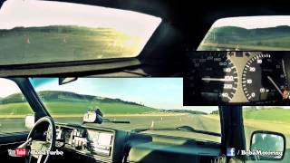 VW Golf Mk2 AWD 1150HP 0250kmh onboard from BobaMotoring [upl. by Keary]