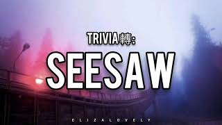 Trivia 轉  Seesaw SUGA BTS PronunciaciónEasy LyricsLetra fácil [upl. by Akirdnwahs547]