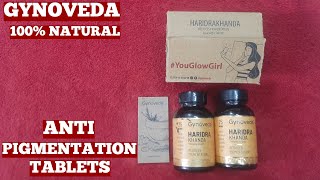 Gynoveda Haridra Khanda Pigmentation Tablets The Ultimate Review [upl. by Ahtiekal462]