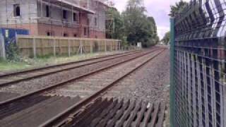 Trains at dunmurry foot crossing [upl. by Scever]