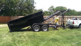 How a 12 yard dumpster rental container demonstration and cost 300 [upl. by Akemet976]