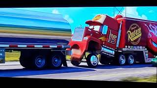 Cars Life Is A Highway Scene  Lightning McQueen Talks To Harv Scene [upl. by Aerdnod]