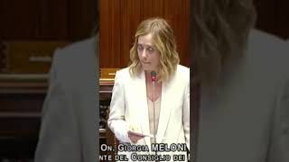 Meloni ricorda in Aula Satnam Singh e riprende Salvini e Tajani «Alzatevi anche voi» shorts news [upl. by Lebbie558]