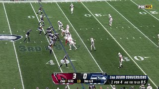 Budda Baker flies in to sack Geno Smith on thirdandlong [upl. by Viviyan]