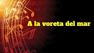 A la voreta del mar Canción popular Partitura para Flauta [upl. by Christal]