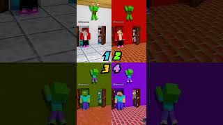 Minecraft Knock Door COMPLETE EDITIONyoutubeshorts [upl. by Ardyce574]