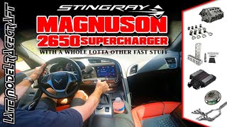 LMRs C7 Corvette Stingray Build 377ci Engine with Magnuson 2650 Supercharger Upgrade [upl. by Linad591]