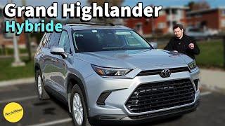 Le plus efficace des gros VUS   Toyota Grand Highlander 2024 [upl. by Nyrhtac376]