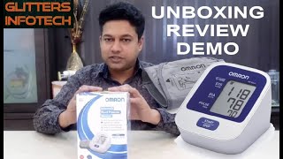 Omron Automatic Blood Pressure Monitor UNBOXING REVIEW amp DEMO BP Machine HEM7120 GlittersInfotech [upl. by Ettennej123]