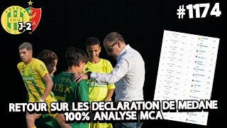 1174 JSK  MCA J2 100 ANALYSE MCA RETOUR SUR LES DECLARATION DE MEDANE BOTT LAVENIR DEJA LA [upl. by Ferdie]