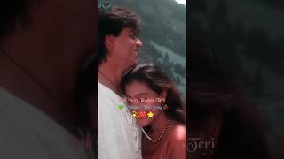 Tujhe Dekha Toh 🌹💝 Shah Rukh Khan amp Kajol  Lata mangeshkar amp Kumar Sanu shorts bollywood 90s [upl. by Sieber]