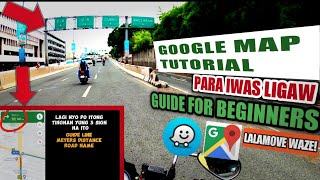 TIPS TAMANG PAGBASA NG GOOGLE MAP PARA IWAS LIGAW SA KALSADA [upl. by Nurse]