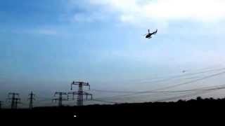 Helicopter Deployment for Pilot Wire Installation in Austria by Alpine Energie [upl. by Kcirredal317]