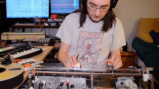 Tape scratching the quotPeter Piperquot routine using a homemade tape loop [upl. by Filmore]