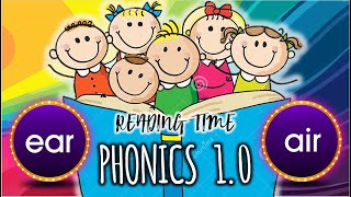 READING PHONICS 10  ear  air [upl. by Mavilia]